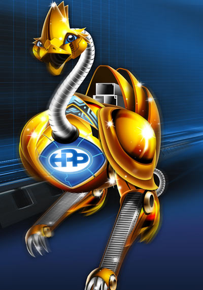 HPP robot emu illustration