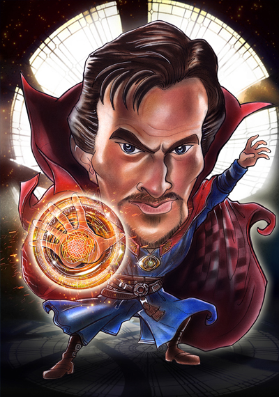doctor strange caricature