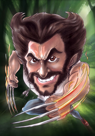 wolverine caricature